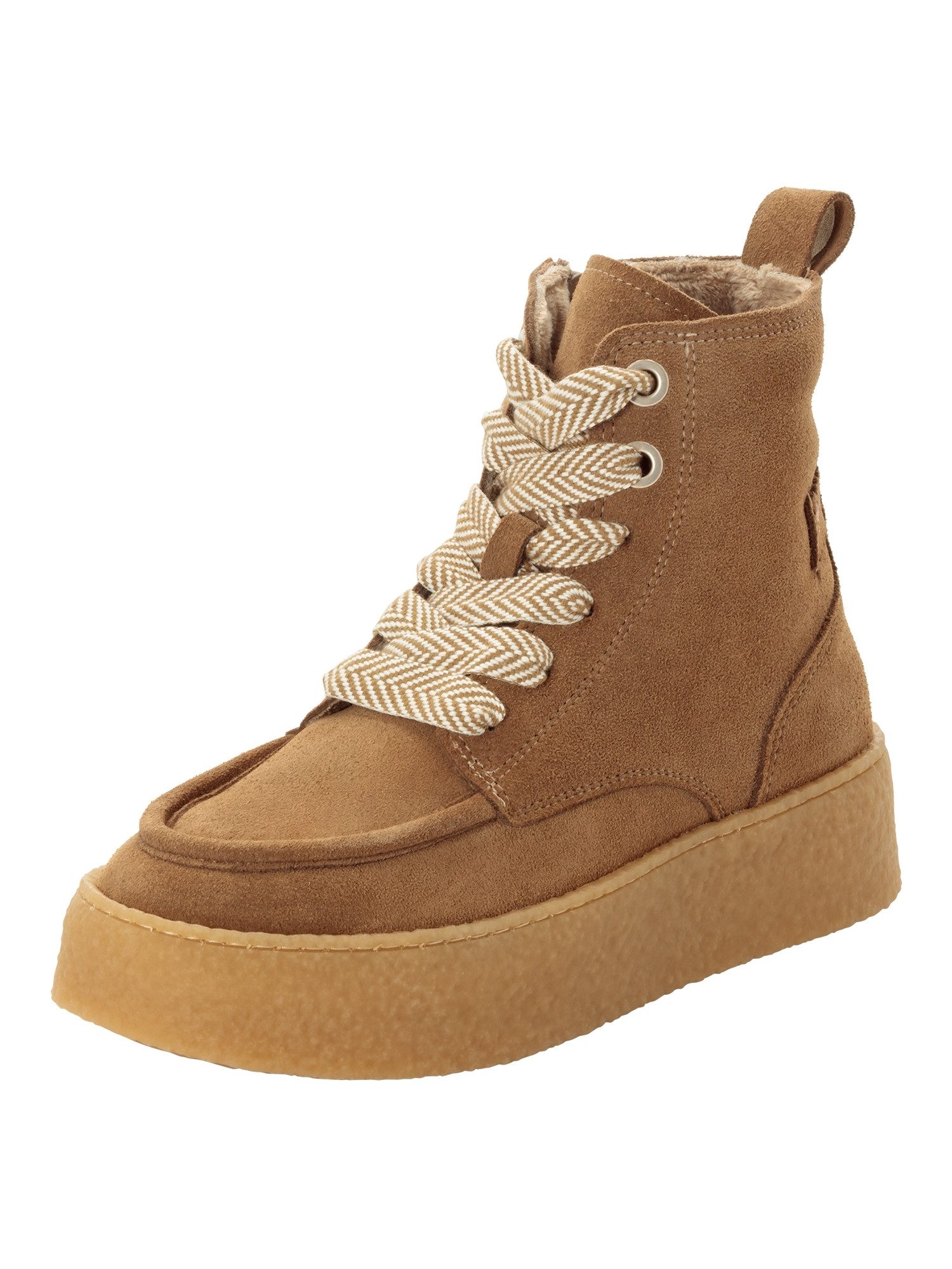 Tamaris COMFORT-Lining, Removable Sock aus Leder Schnürstiefelette COMFORT-Lining