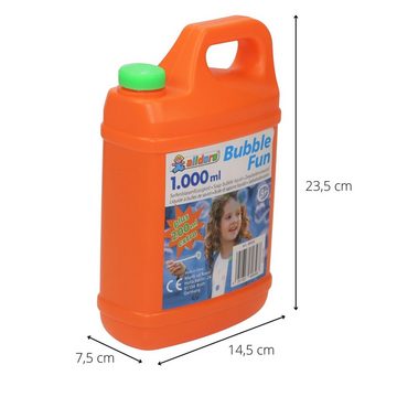alldoro Seifenblasenspielzeug 60656, Seifenblasenflüssigkeit 1,2 L Nachfüllkanister, gebrauchsfertig