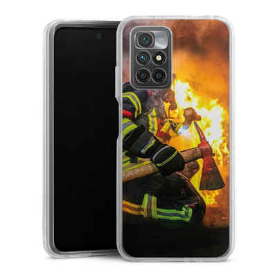 DeinDesign Handyhülle Feuerwehr Feuer Lebensretter Volunteer Firefighter, Xiaomi Redmi 10 2022 Hülle Bumper Case Handy Schutzhülle