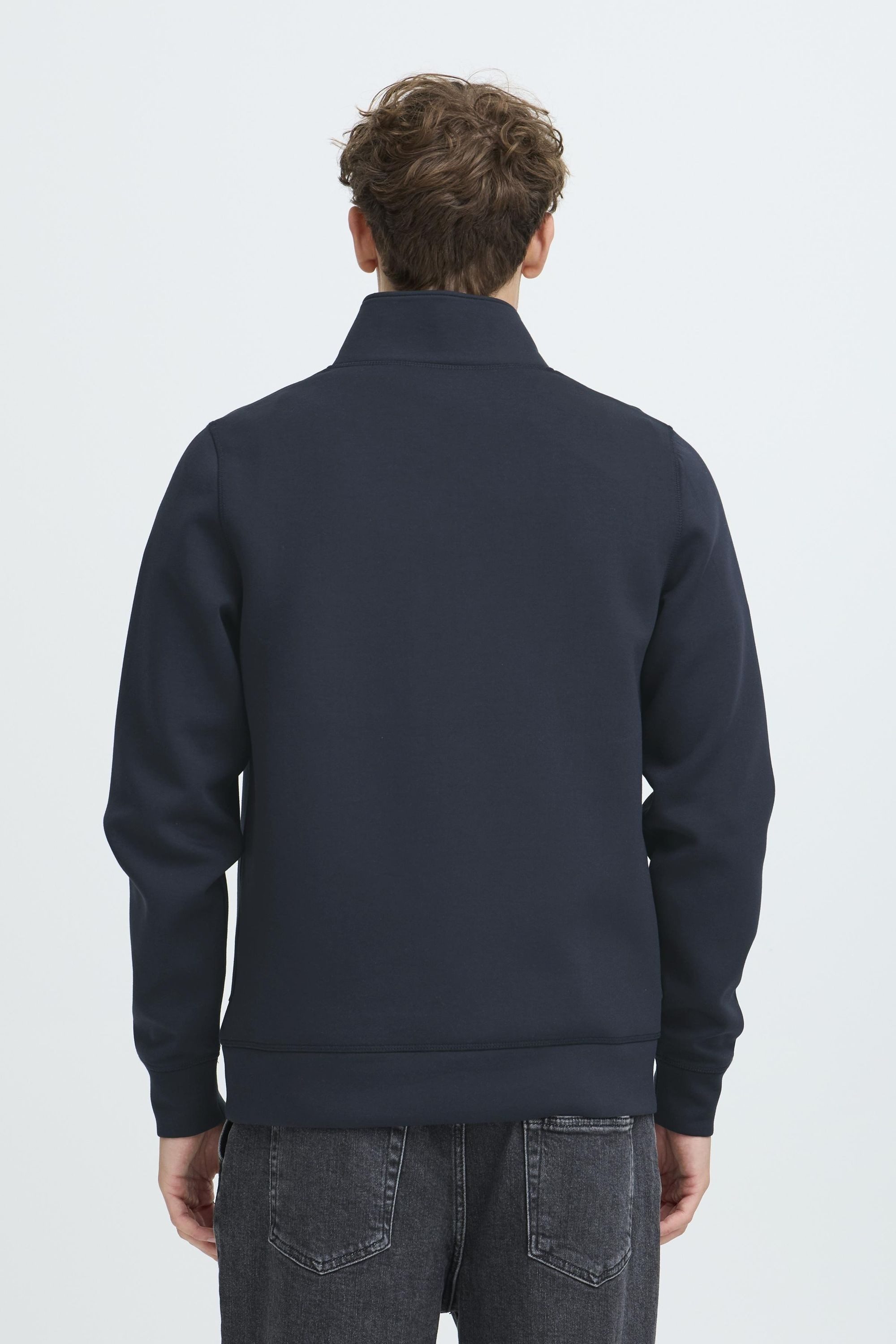 Casual Friday Longsweatshirt CFRo Modischer Troyer mit Brusttasche