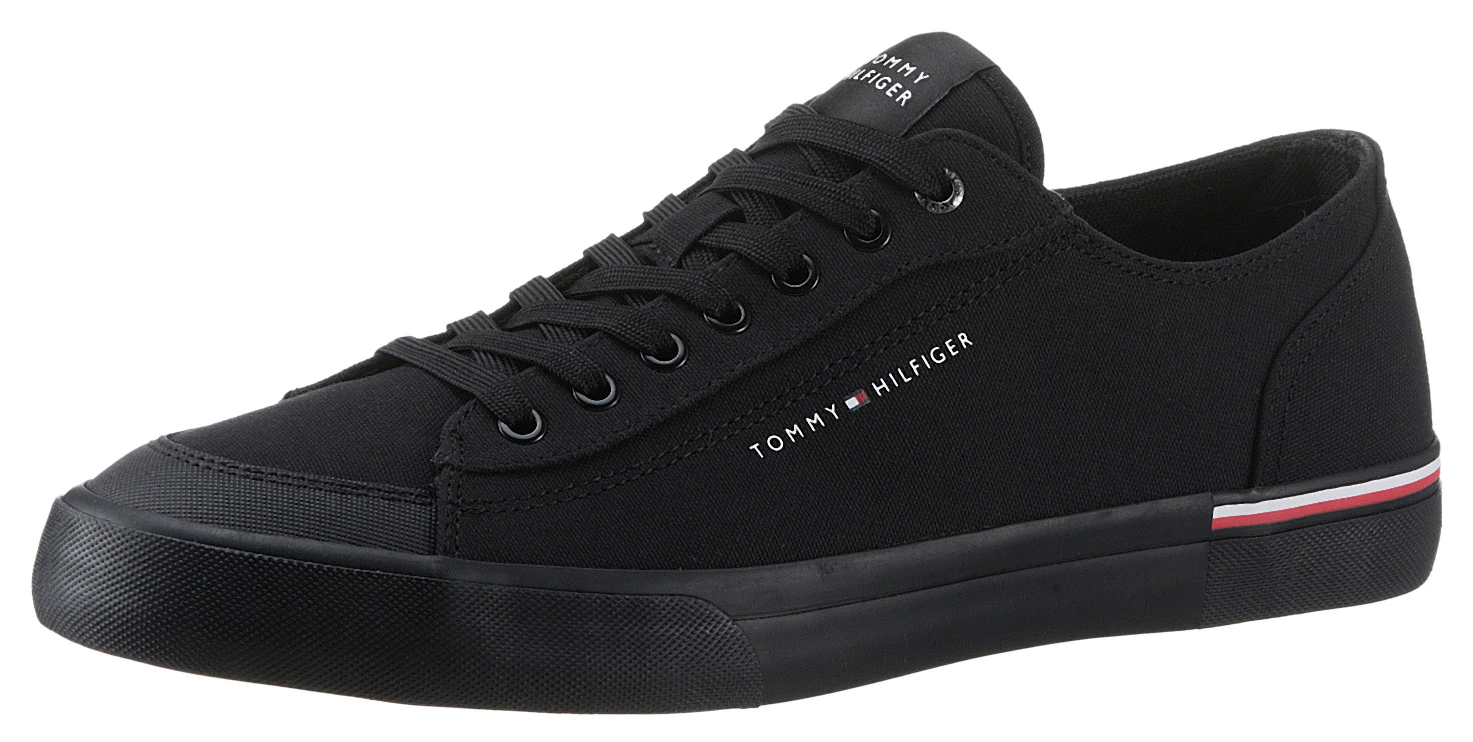 Tommy Hilfiger CORPORATE VULC CANVAS Кросівки mit Streifen an der Ferse, Freizeitschuh, Halbschuh, Schnürschuh