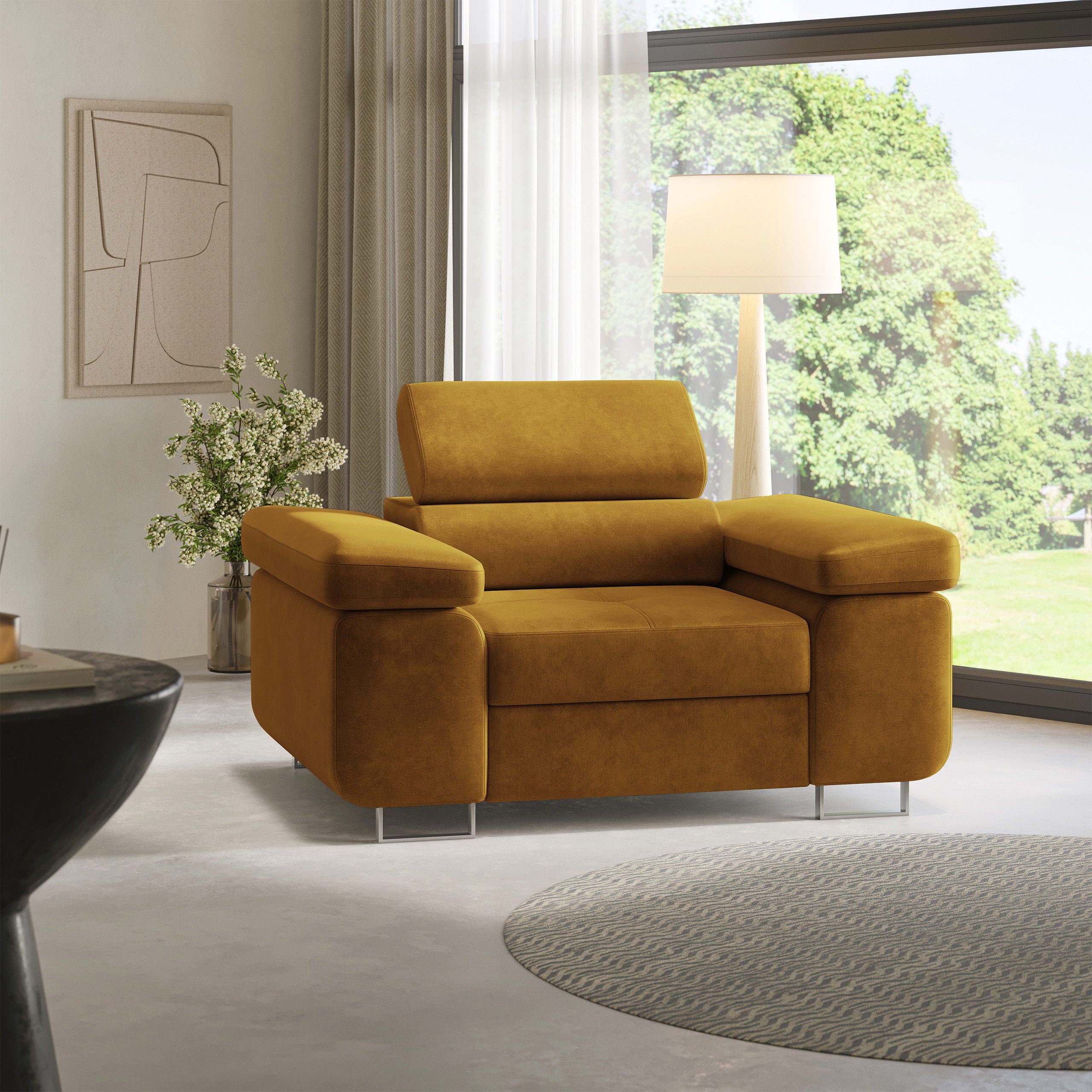 Masseno Sessel Masseno Polstersessel CALVO M, Loungesessel ergonomisch