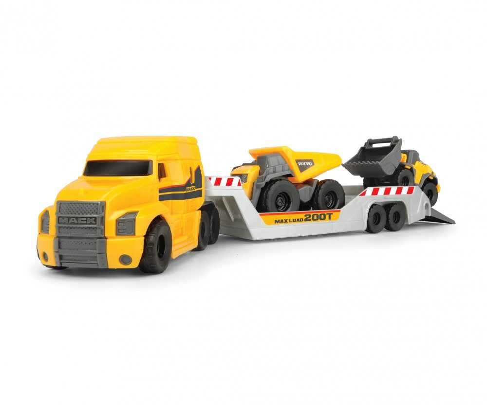 Dickie Toys Spielzeug-Auto Dickie Mack/Volvo Micro Builder Truck