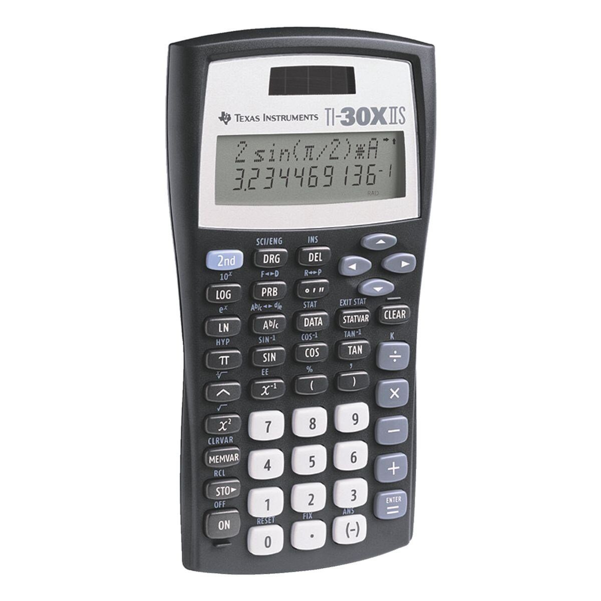 Texas Taschenrechner TI-30 X II S, 11-stellig / 2-zeilig, 5-Tasten-Speicher