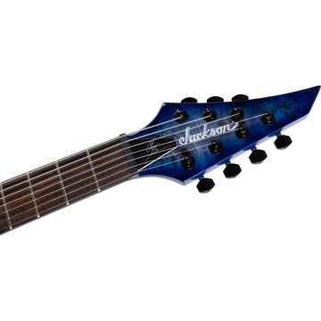 Jackson E-Gitarre, Pro Series Signature Chris Broderick Soloist HT7P Transparent Blue -