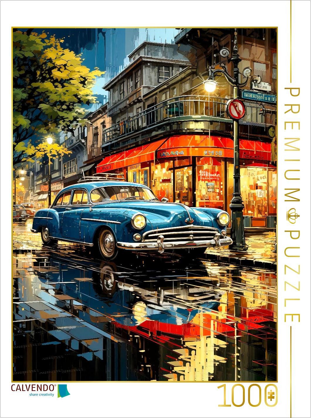 Puzzle CALVENDO Puzzle Oldtimer, 1000 Teile Lege-Größe 64x48cm Foto-Puzzle f