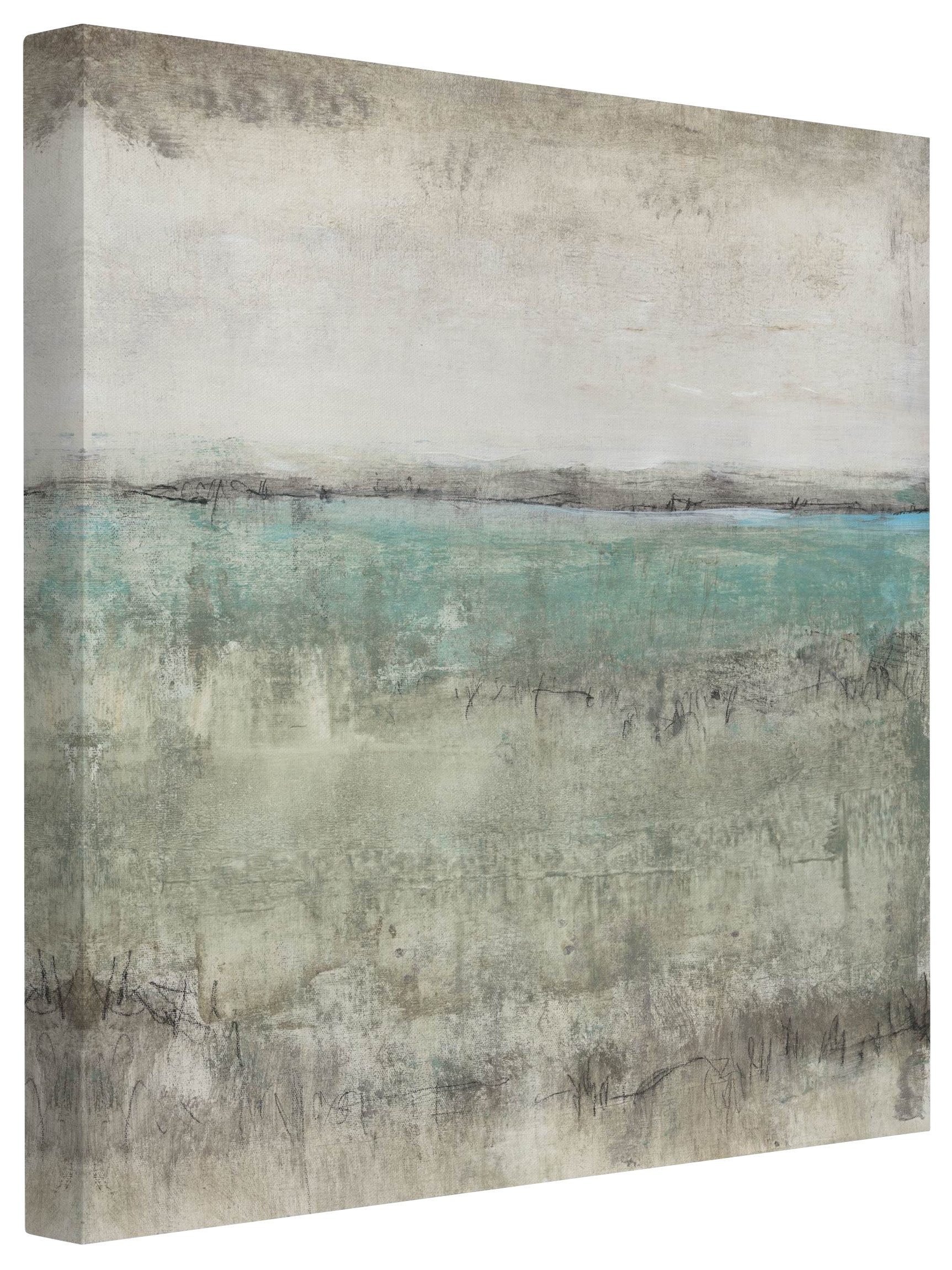 Bilderdepot24 Leinwandbild Abstrakt Modern Strand Horizont günstig online kaufen