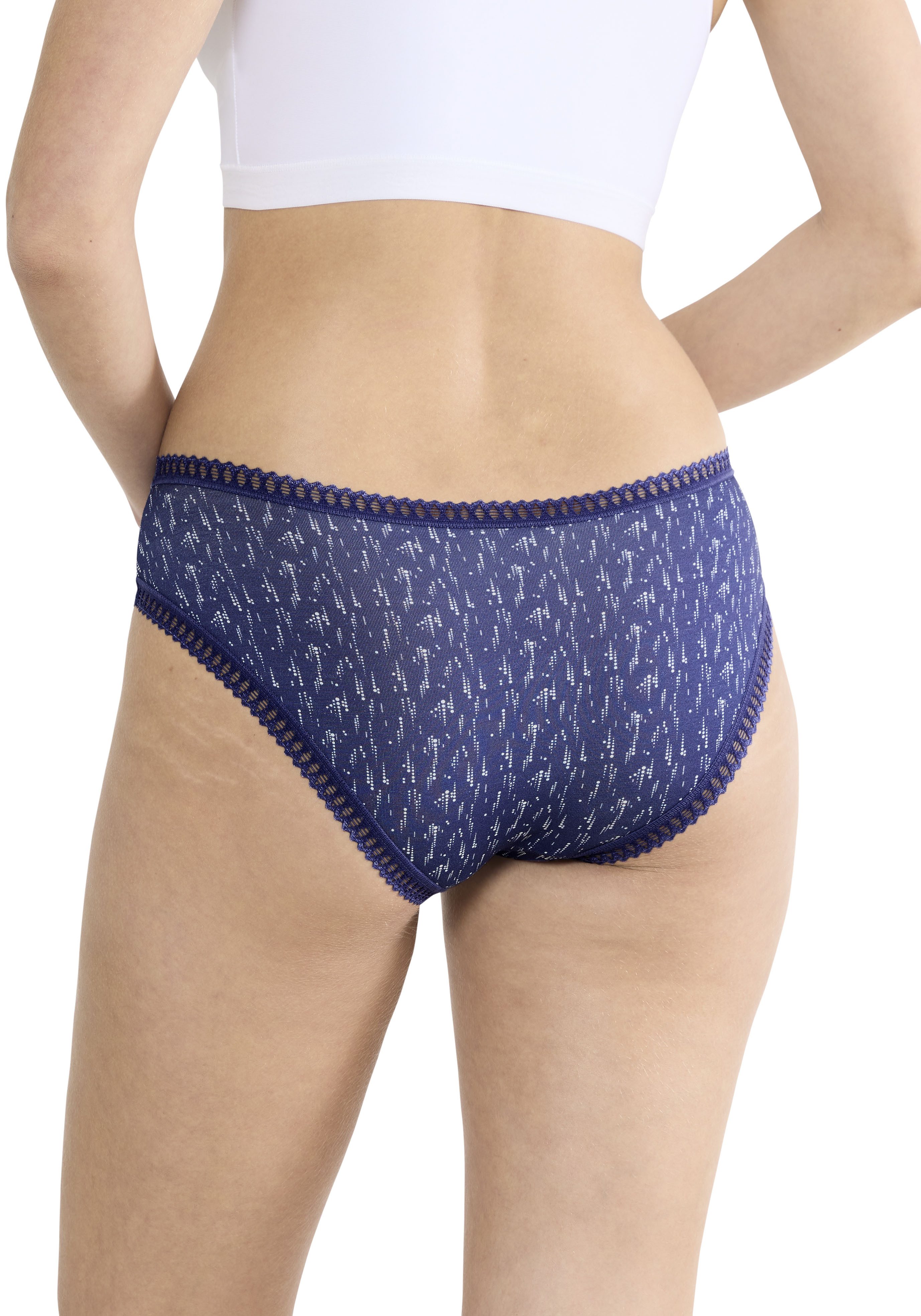 sloggi Hipster GO Crush (3er Pack) mit Spitzendetails, Multipack