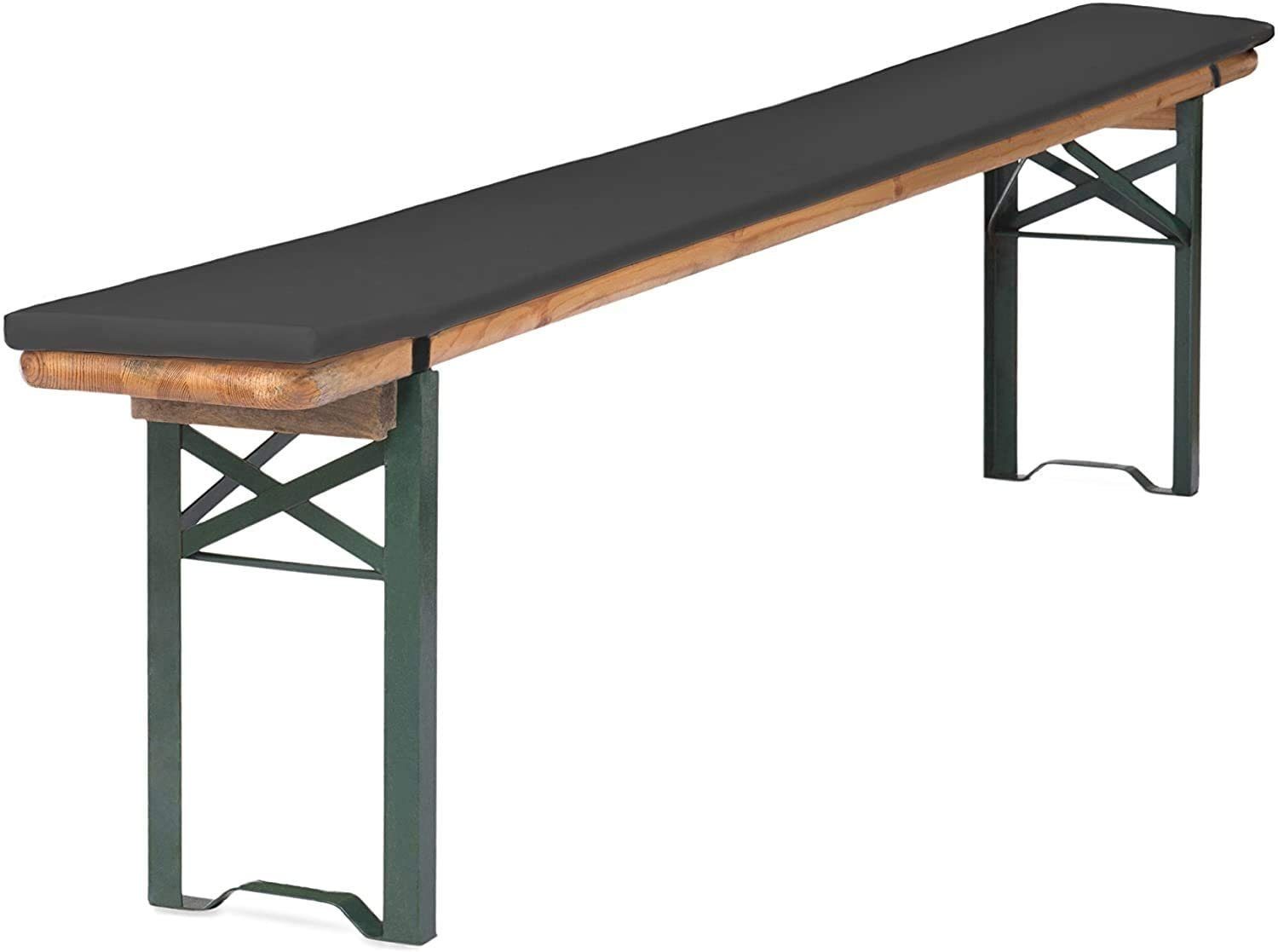 TexDeko Bankauflage mit Reißverschluss und Polsterung zum selber Aufziehen XL, (1 St), 180x25x4cm, waschbar & pflegeleicht