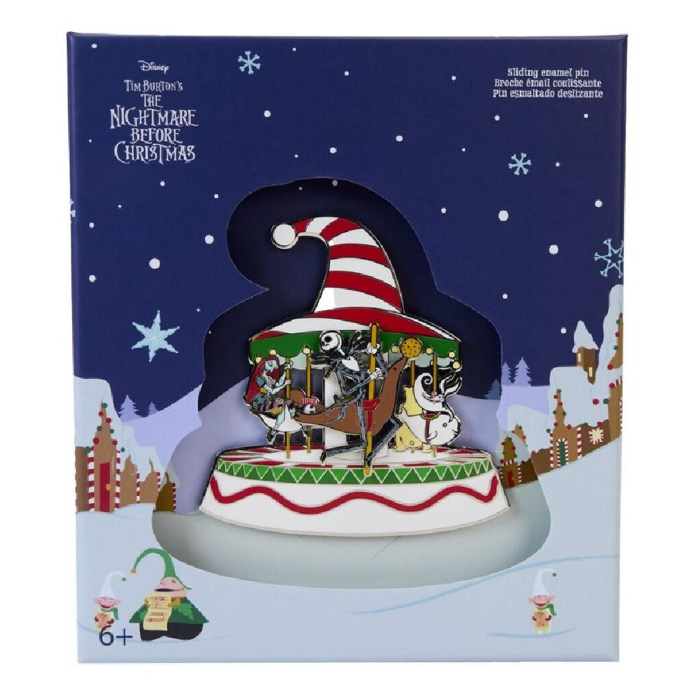 Loungefly Pins Disney Nightmare Before Christmas Town Carousel enamel pin