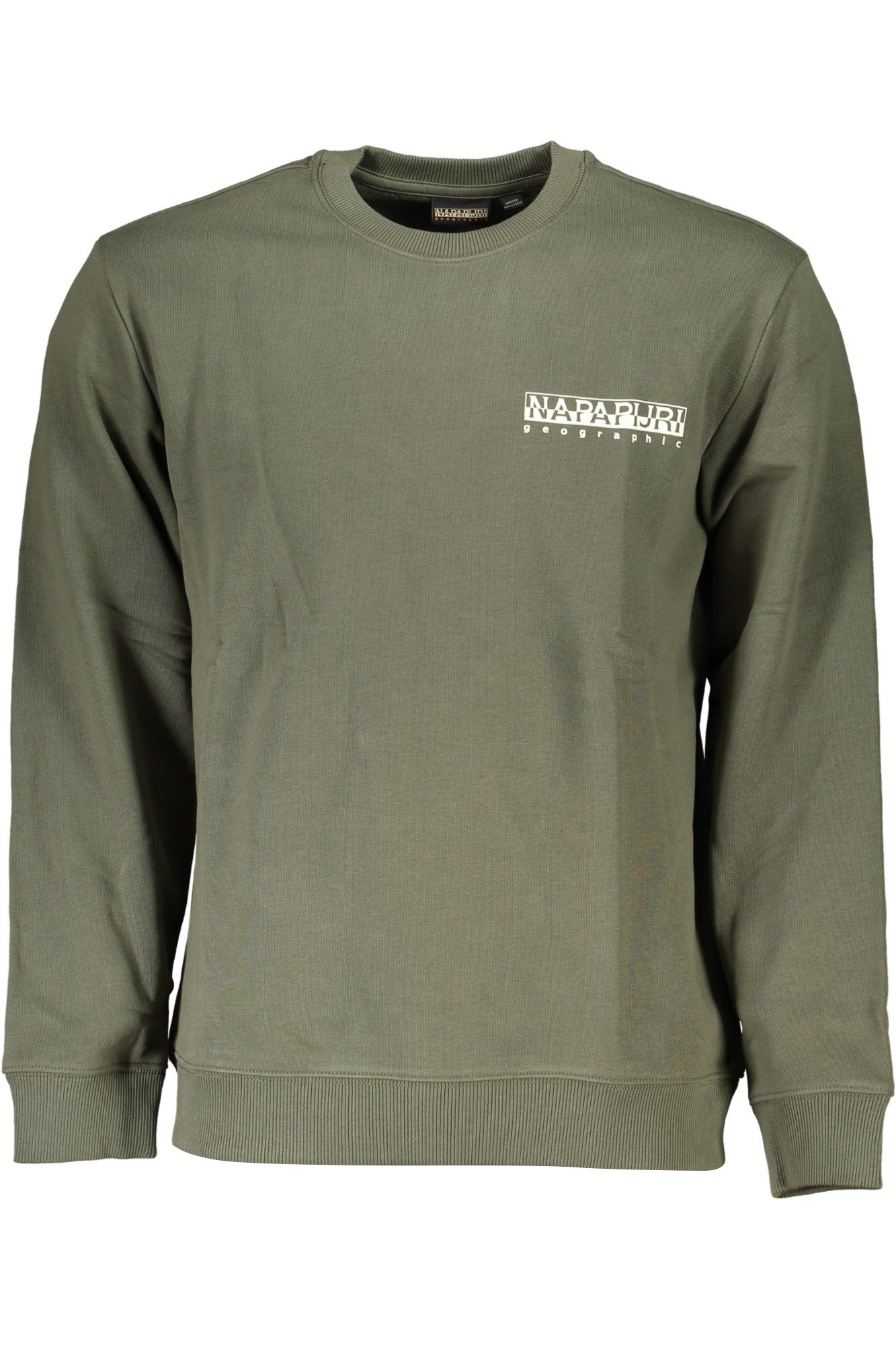Napapijri Sweatshirt Grünes Herren-Sweatshirt: Bequeme Passform mit