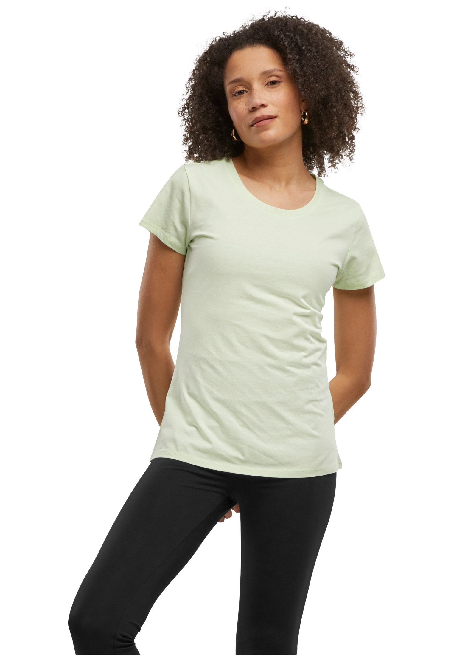urbandreamz T-Shirt Damen Kurzarm T-Shirt Rundhals Basic Shirt Jersey Kurza günstig online kaufen