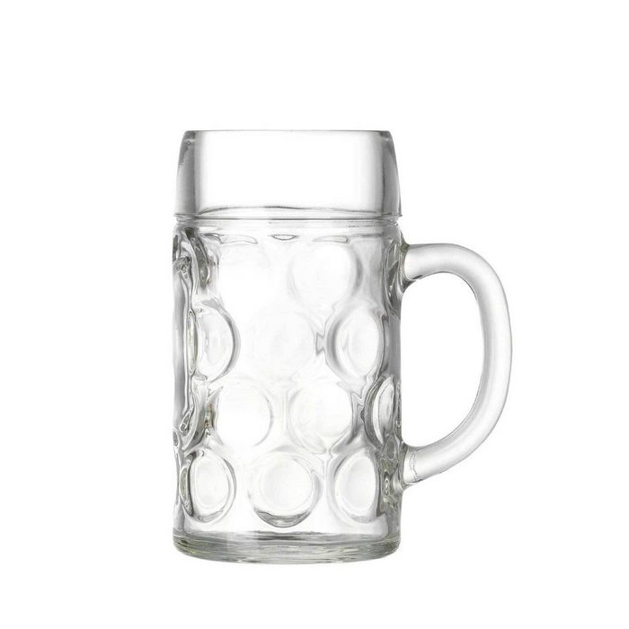 Ritzenhoff &amp; Breker Bierkrug JUPP Maßkrug Bierkrüge 1000 ml 6er Set Glas