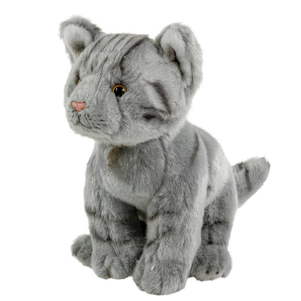Kuscheltier Katze Grau Getigert