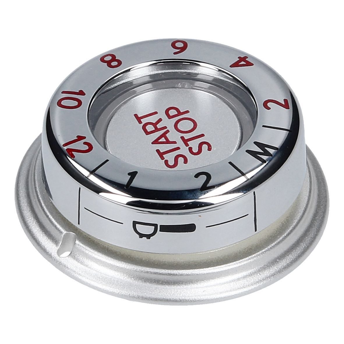 easyPART Montagezubehör wie SMEG 694976808 Drehknopf mit Taste Start Stop, Kaffeemaschine