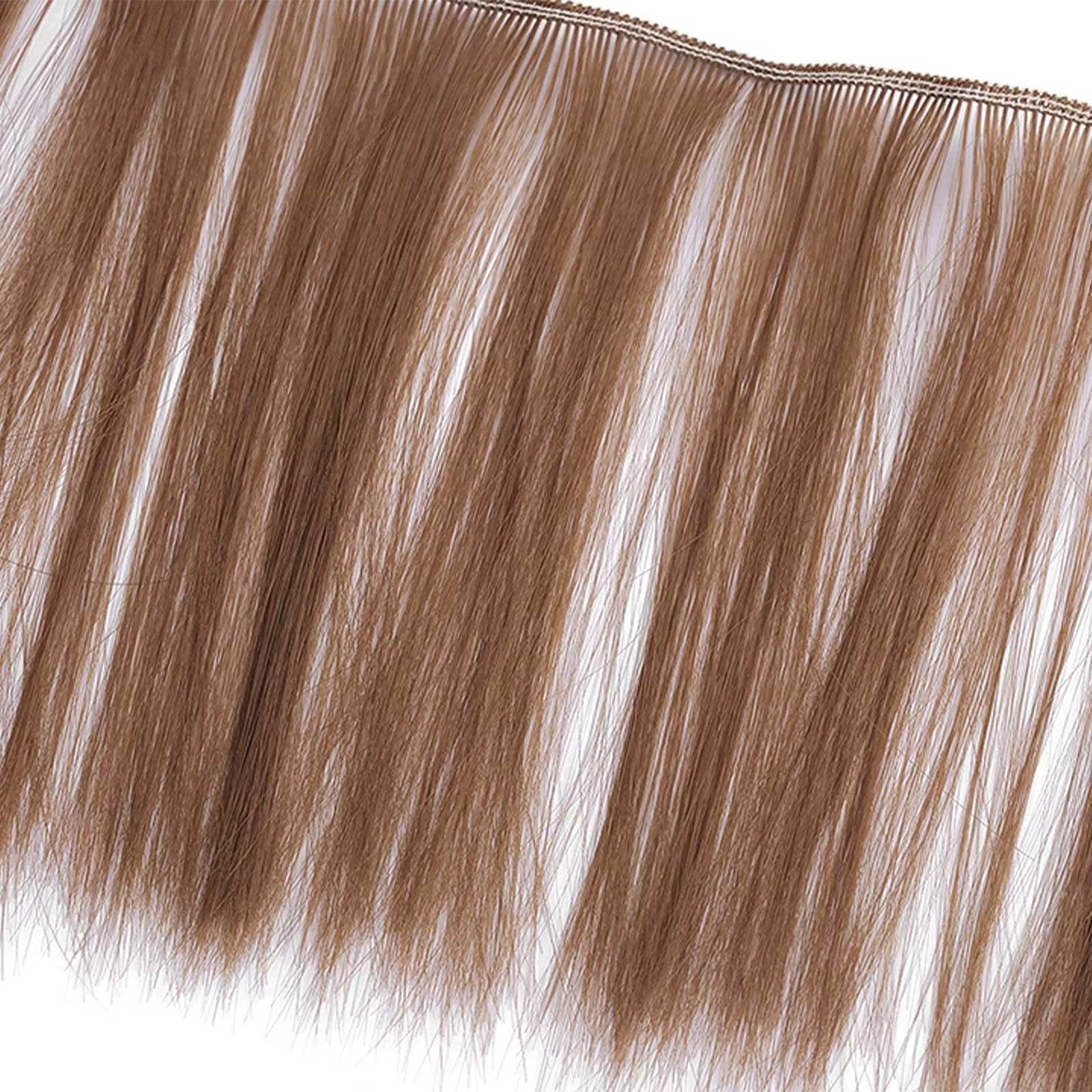 maDDma Puppen Accessoires-Set Puppenhaar gelockt o. glatt 15-20cm 1m Kunsth günstig online kaufen