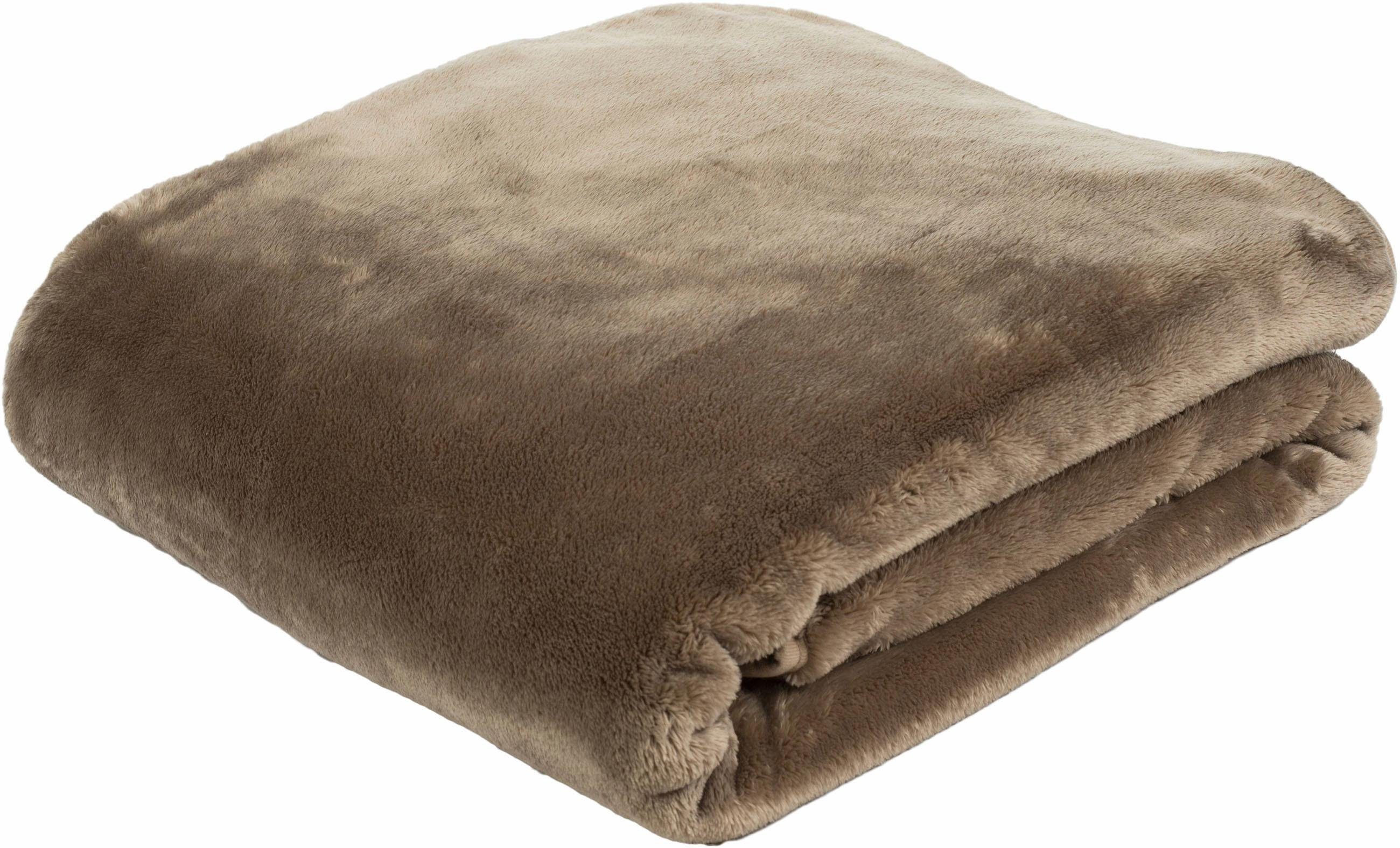 Wohndecke Premium Cashmere Feeling, Gözze, mit premium Cashmere Feeling, Kuscheldecke – Bild 2 von 4