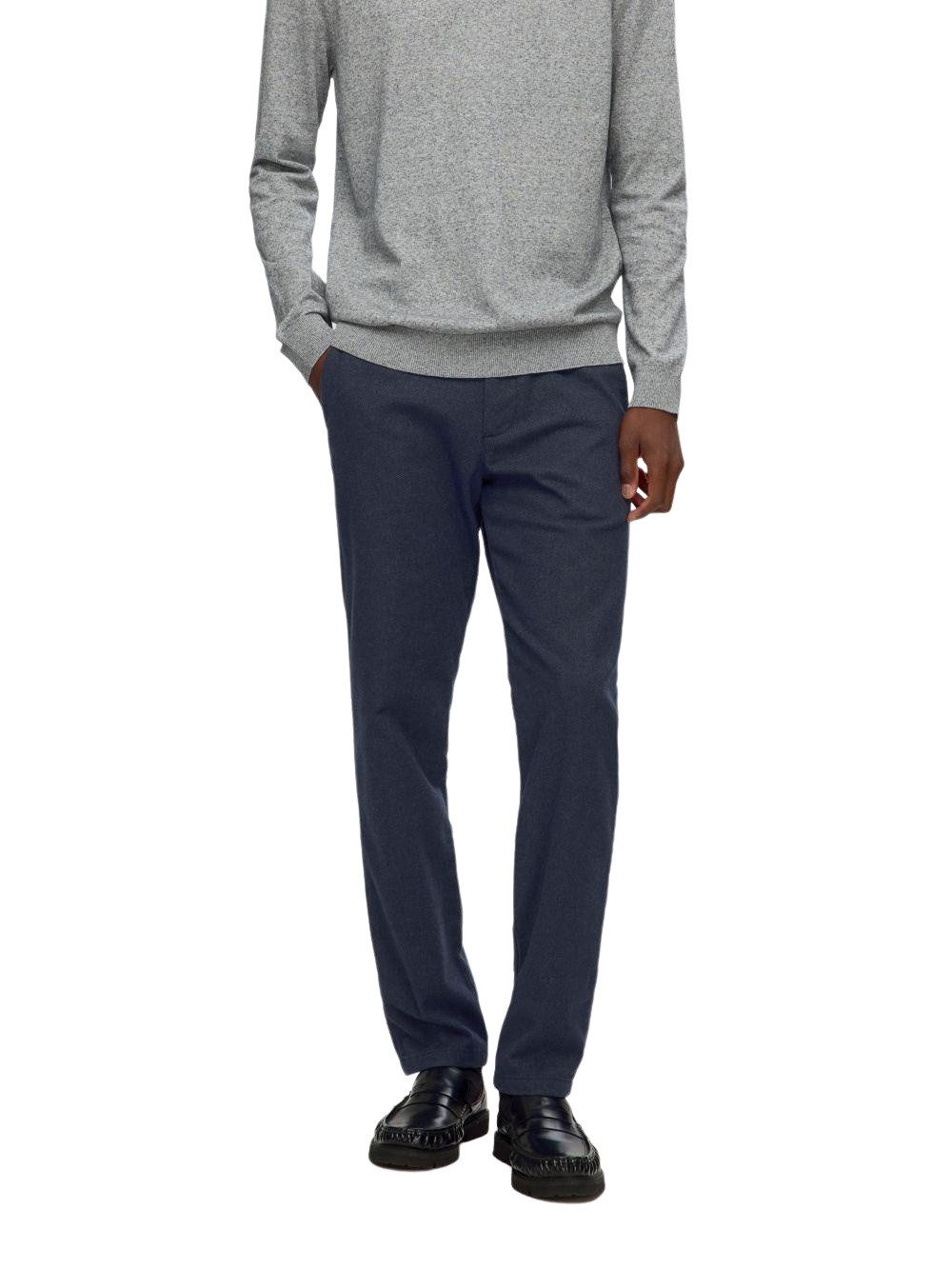 SELECTED HOMME Chinohose SLH175-SLIM MILES BRUSHED mit Stretch