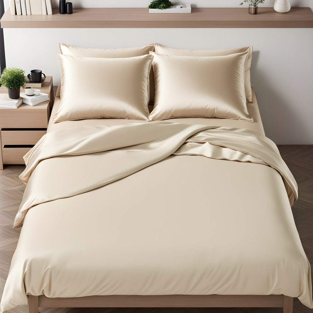 Cozyor Wendebettwäsche Satin glänzend matt 135x200, 155x200, 155x220, 200x2 günstig online kaufen