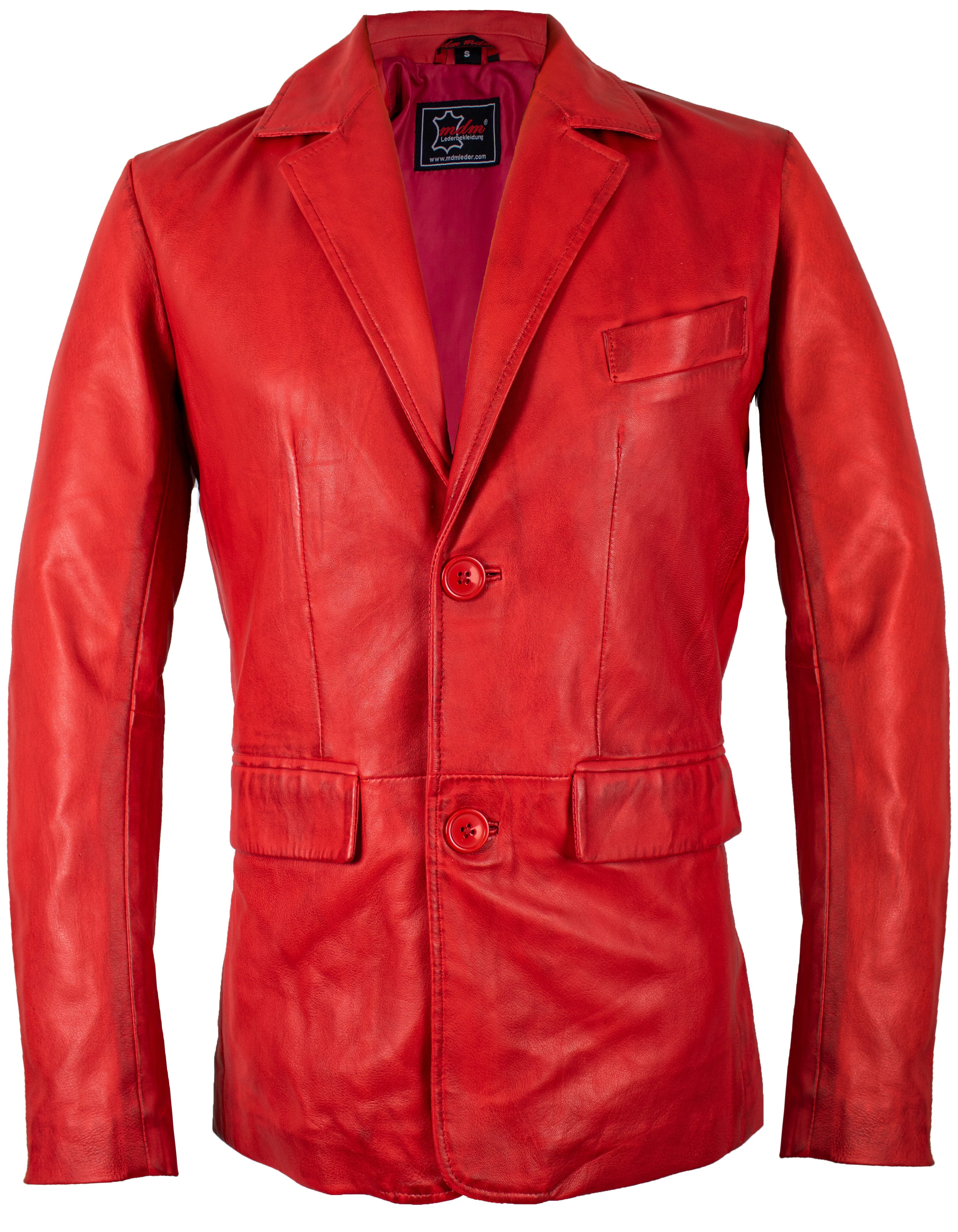 MDM Lederblazer Herren Leder Sakko Leder günstig online kaufen