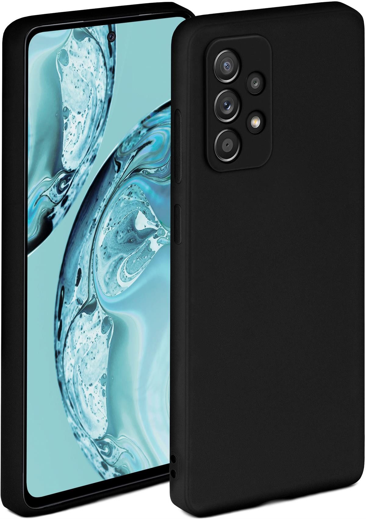 ONEFLOW Handyhülle ONEFLOW® Soft Case für Samsung Galaxy A52, Hülle aus Silikon, Back Cover mit Kameraschutz, weiche Silikonhülle