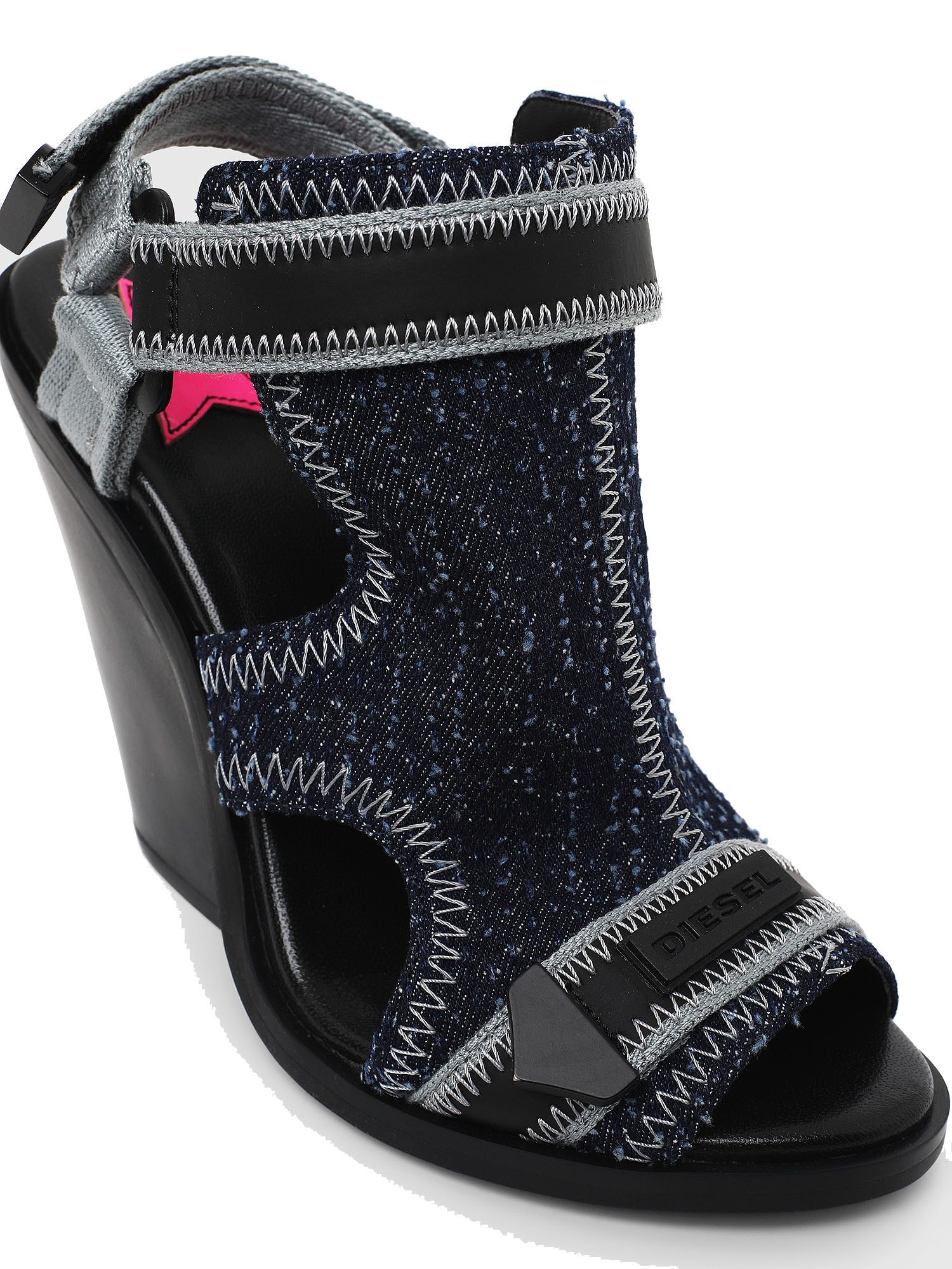 Diesel Diesel Damen Sandalen SA-FLAMINGO HS Denim #571 (EUR 35) Sandale
