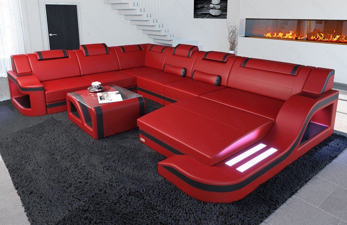 Sofa Dreams Wohnlandschaft Ledercouch Sofa Leder günstig online kaufen