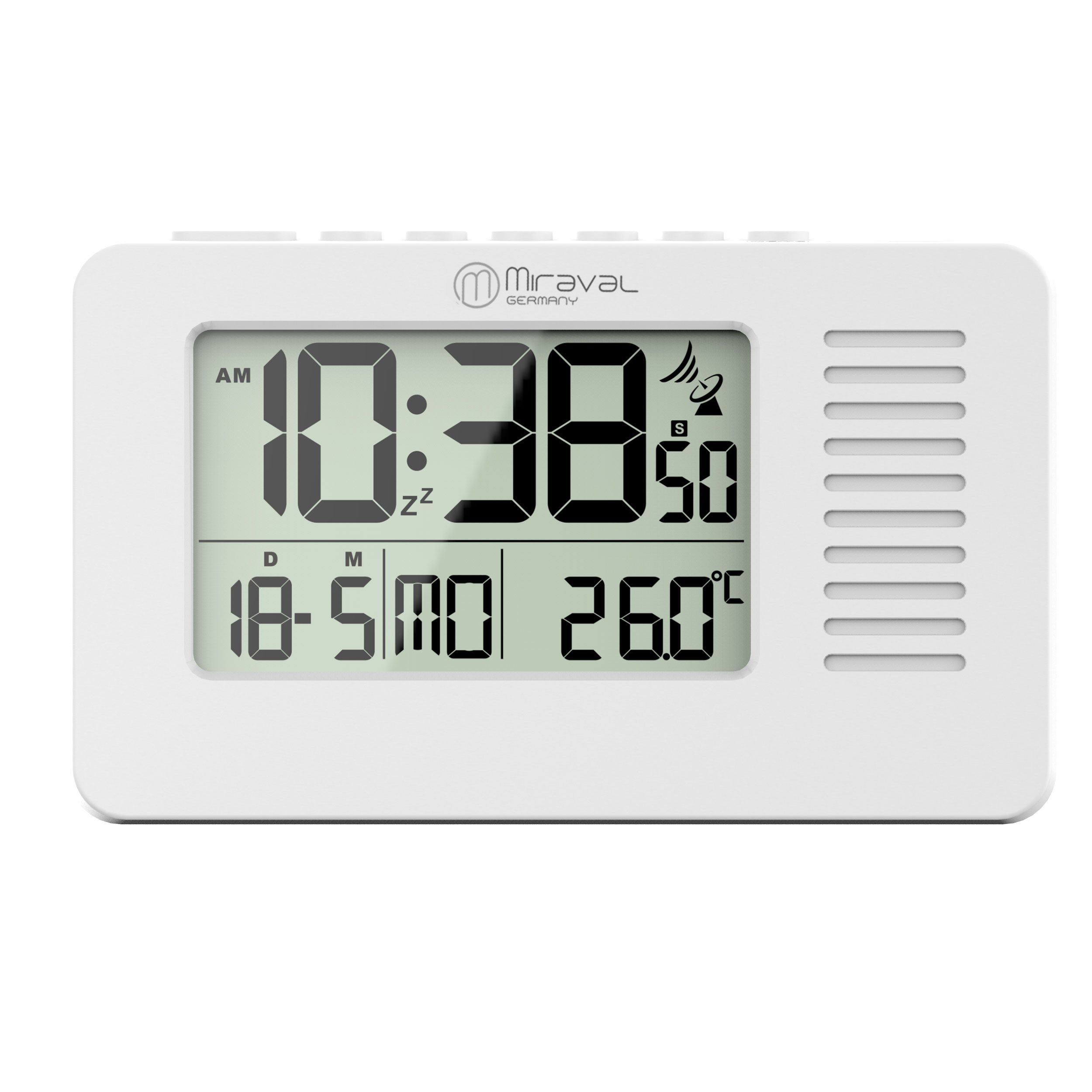 Miraval Funkwecker Funk-Projektionswecker Datumsanzeige Temperaturanzeige günstig online kaufen