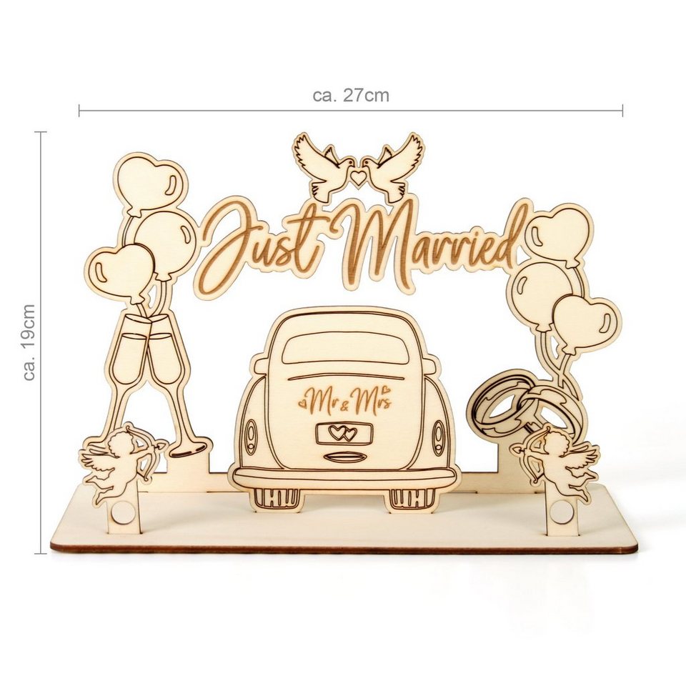 Kreative Feder Hochzeitskarte Dekorativer 3D Geschenk-Aufsteller