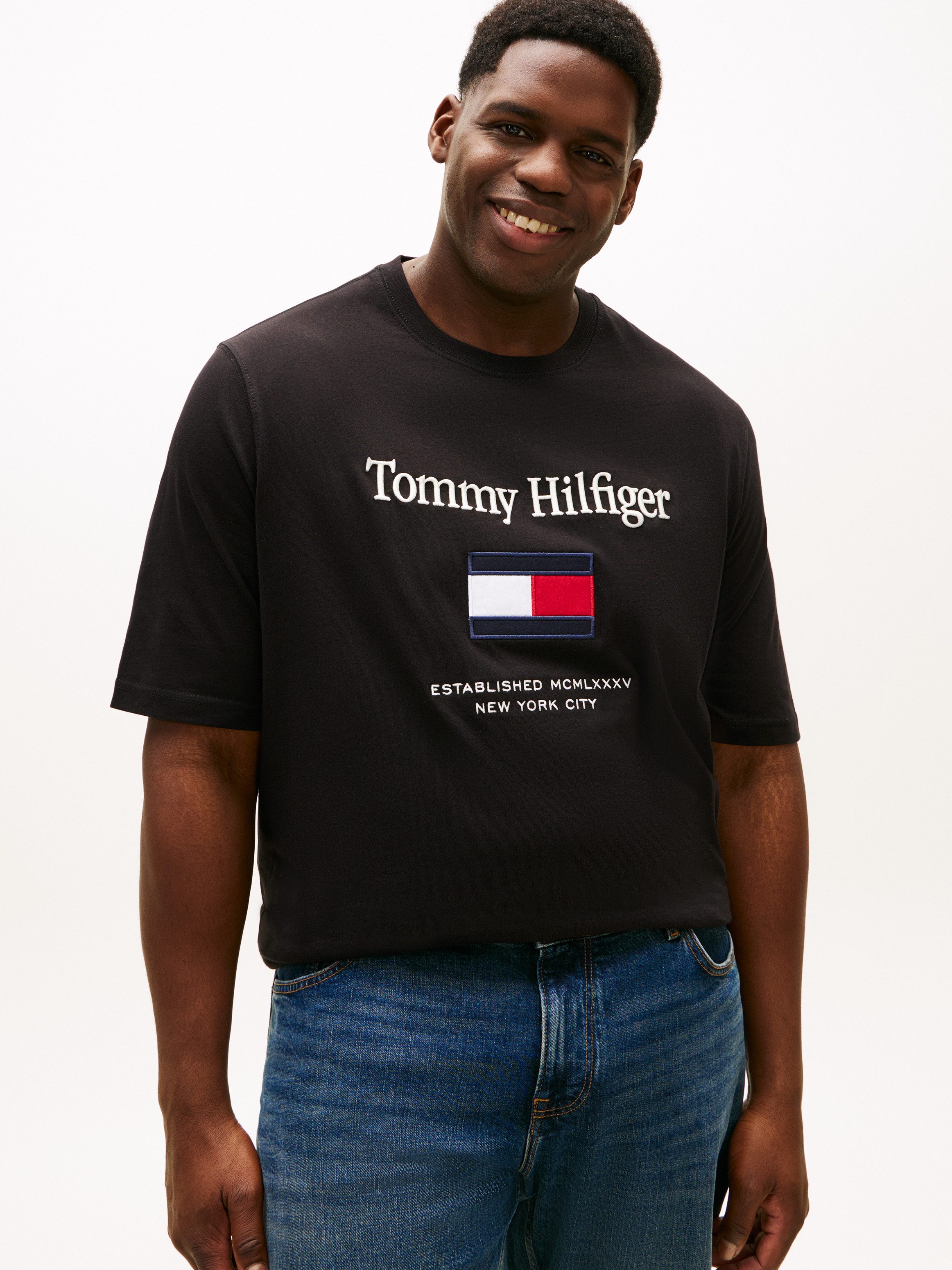 Tommy Hilfiger Big & Tall T-Shirt BT-TOMMY EMBRO FLAG Große Größen