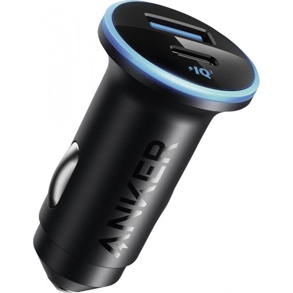 Anker 323 Auto-Ladegerät mit 2 Ports und 52,5W Leistung. Elektroauto-Ladegerät