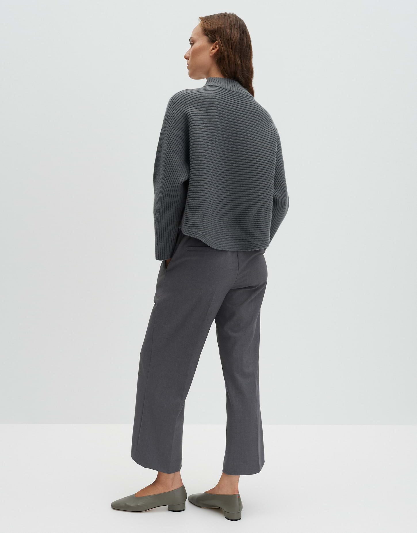 someday Strickpullover TIALDA Regular mit Rippstruktur lockere Passform, ovaler Schnitt, Rippstruktur, formstabil