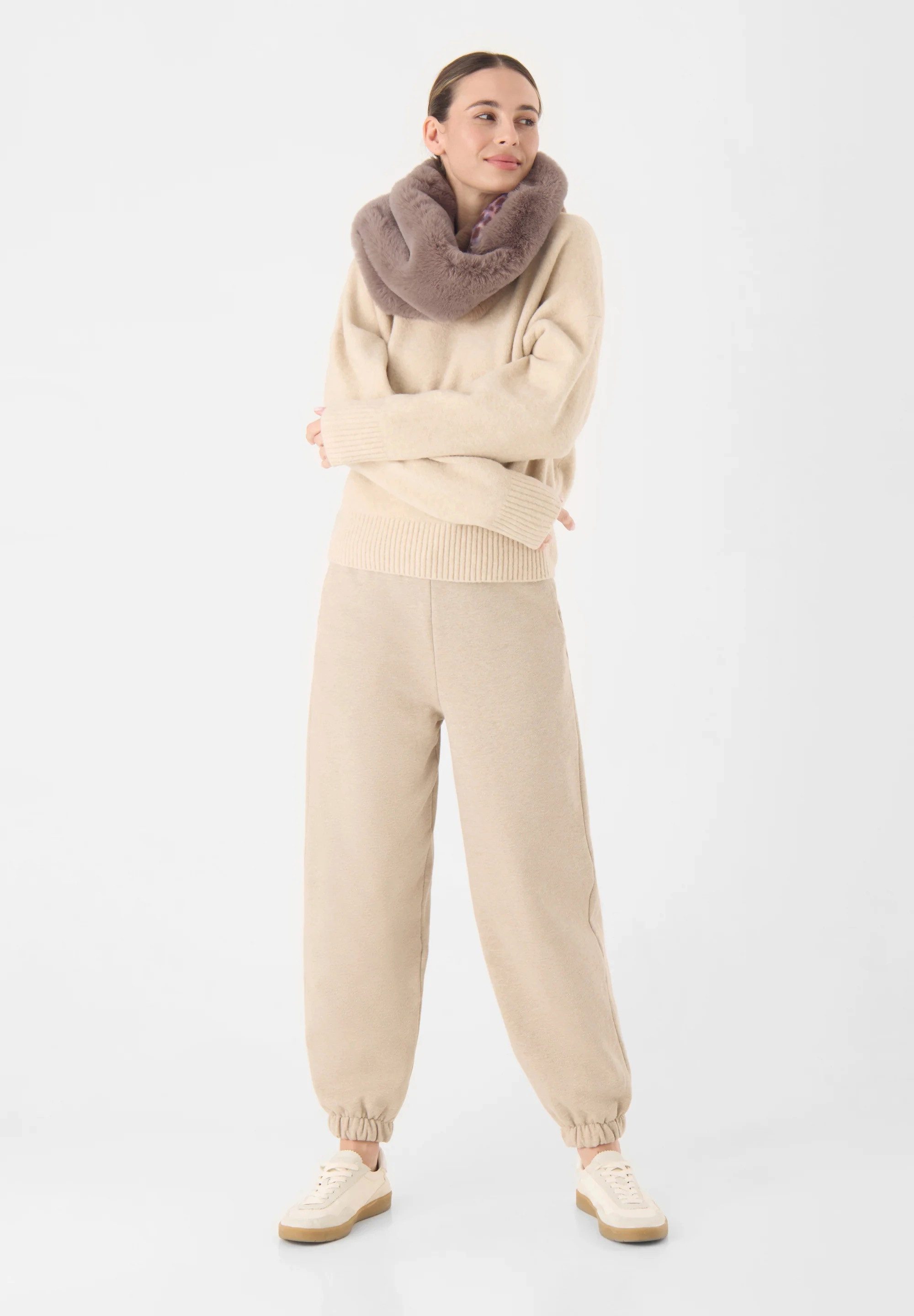 Codello Loop Codello Loop-Schal mit Fellmuster