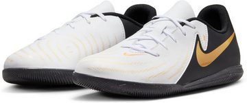 Nike JR PHANTOM GX II CLUB IC WHITE/BLACK-MTLC GOLD COIN Fußballschuh