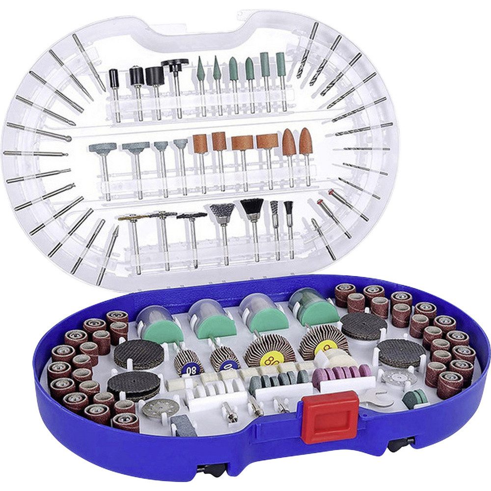 WorkPro Schleifaufsatz WorkPro WP409014 276-teiliges Trenn-/Schleif-/Polierset 1 Set