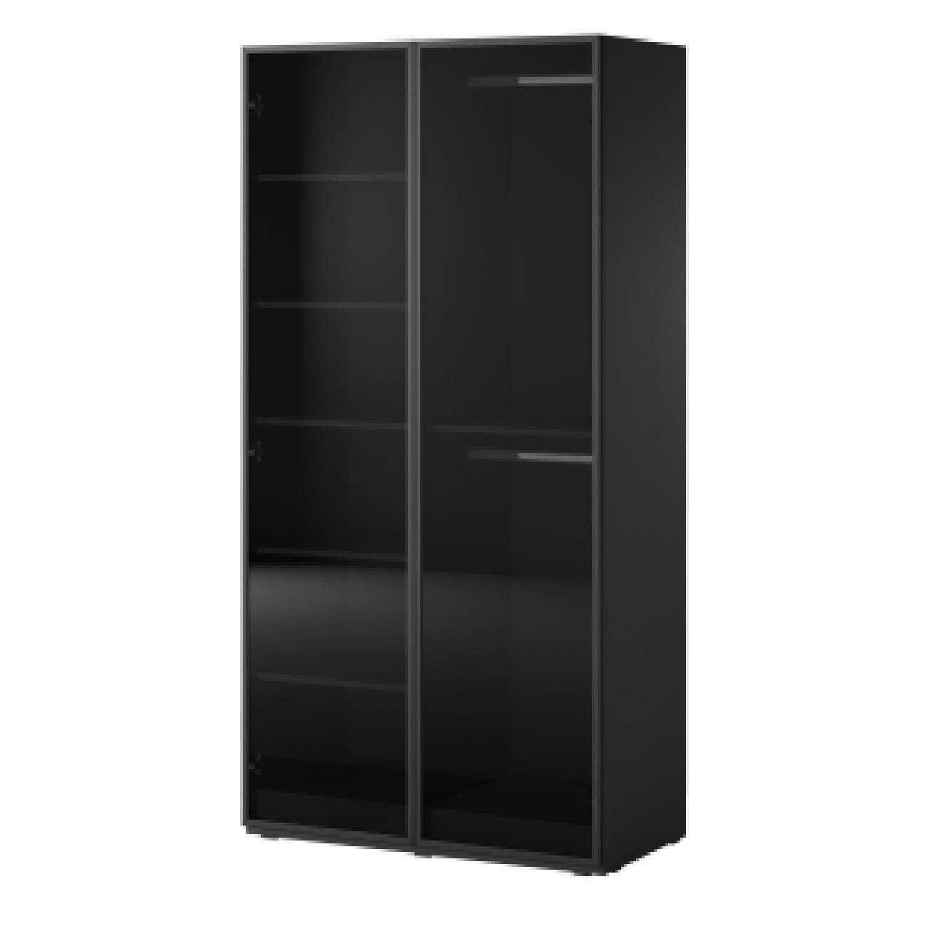 yourhouse24 Kleiderschrank Kleiderschrank Garderobe Glas SANDBOX günstig online kaufen