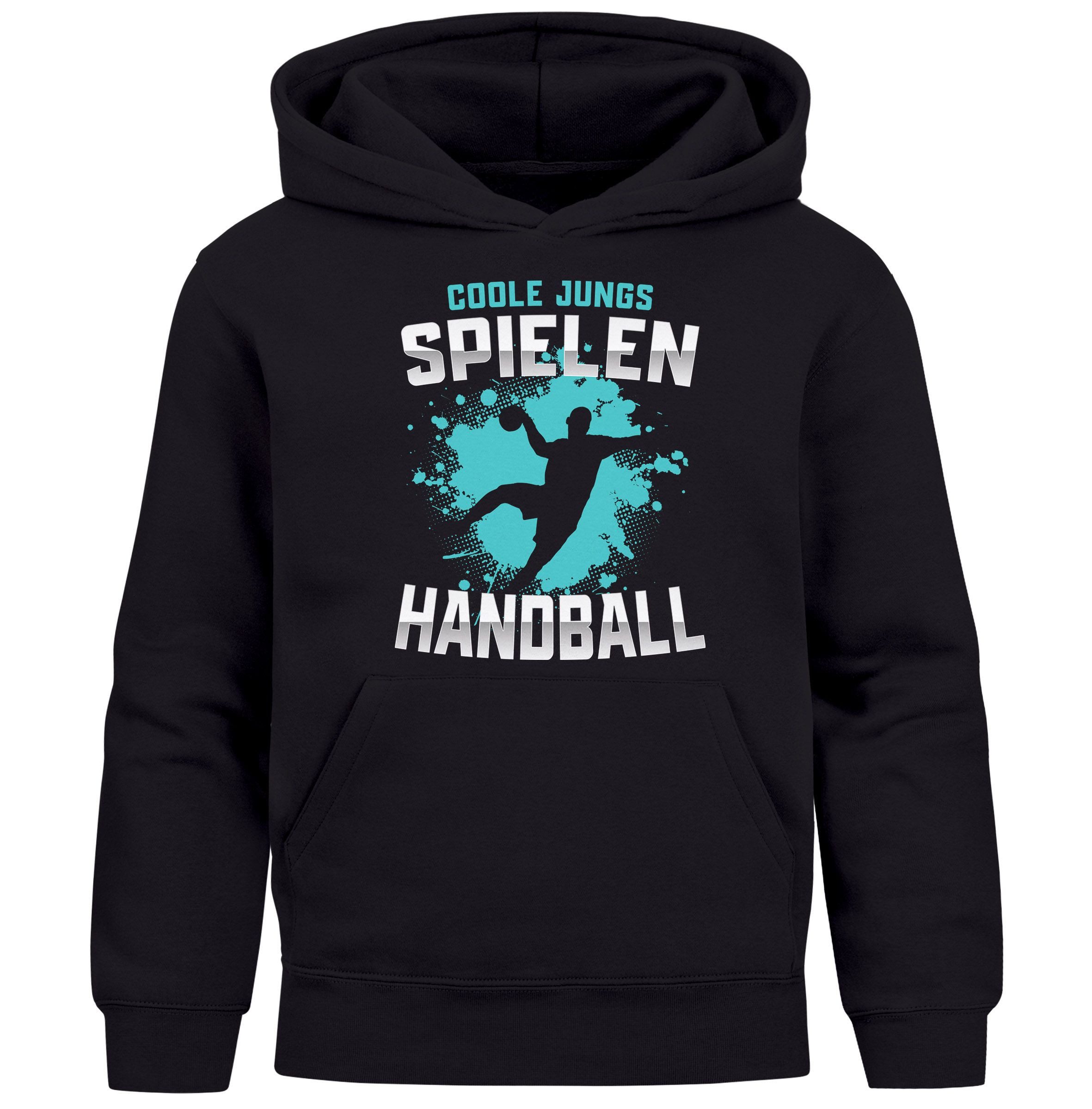 MoonWorks Hoodie Kinder Hoodie Jungen Handball Sport Hobby Spruch Coole Jungs Geschenk