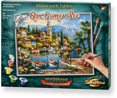 Schipper Malen nach Zahlen Meisterklasse Premium - Am Comer See, Made in Germany