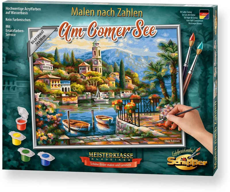 Schipper Malen nach Zahlen Meisterklasse Premium - Am Comer See, Made in Germany