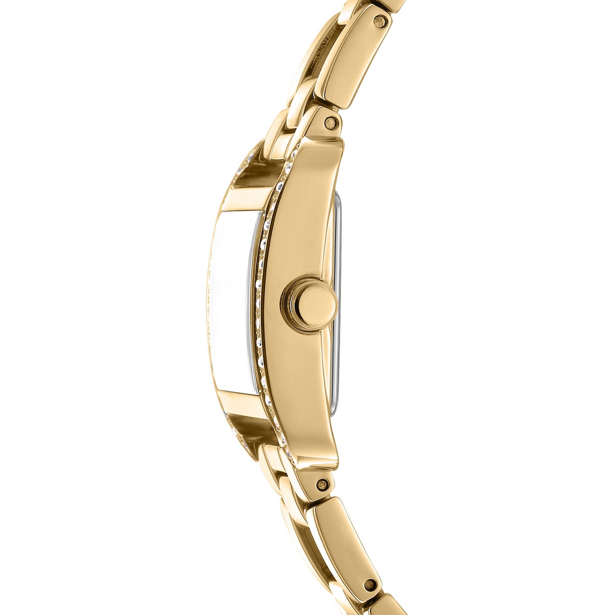 DKNY Quarzuhr Mini square Watch Set DK1L143M0035, (Set, 2-tlg., mit Armband), Armbanduhr, Damenuhr, Edelstahlarmband, Ideal auch als Geschenk
