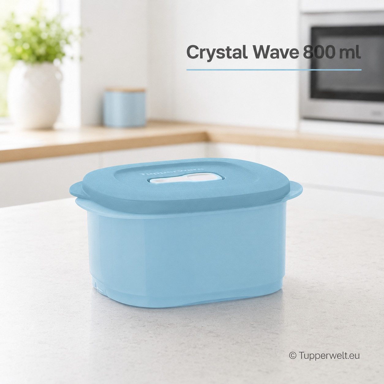 TUPPERWARE Mikrowellenteller Tupperware CrystalWave 800ml