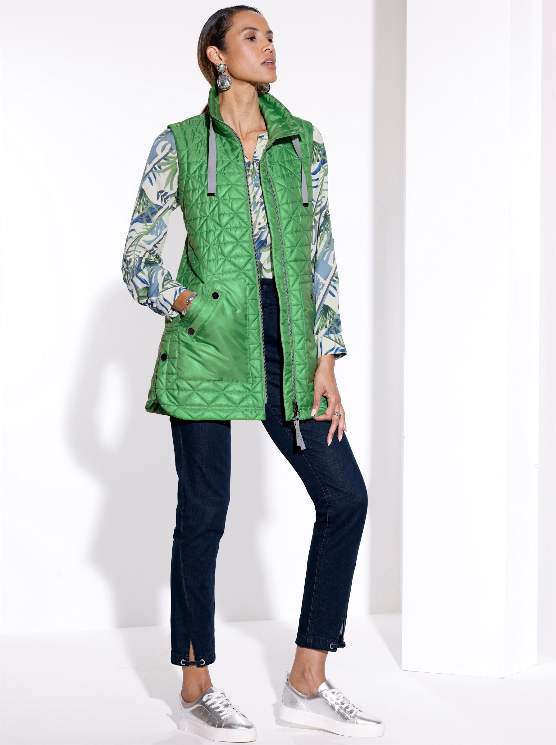 creation L Jerseyweste Steppweste günstig online kaufen