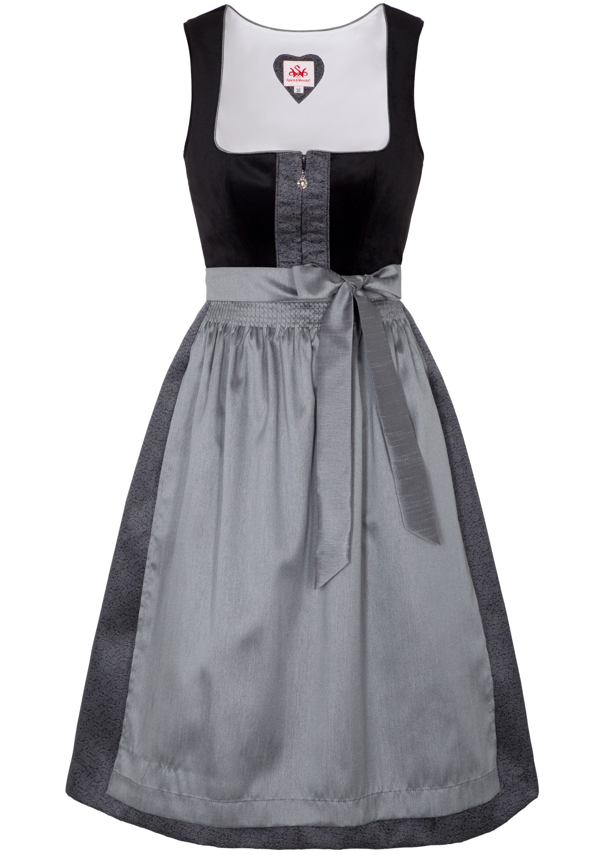 Spieth & Wensky A-Linien-Kleid Buchsbaum (1-tlg) günstig online kaufen
