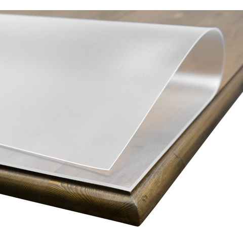Beautex Tischdecke Folie 2 mm transparent und matt Tischdecke Schutzfolie Tischschutz (1-tlg)