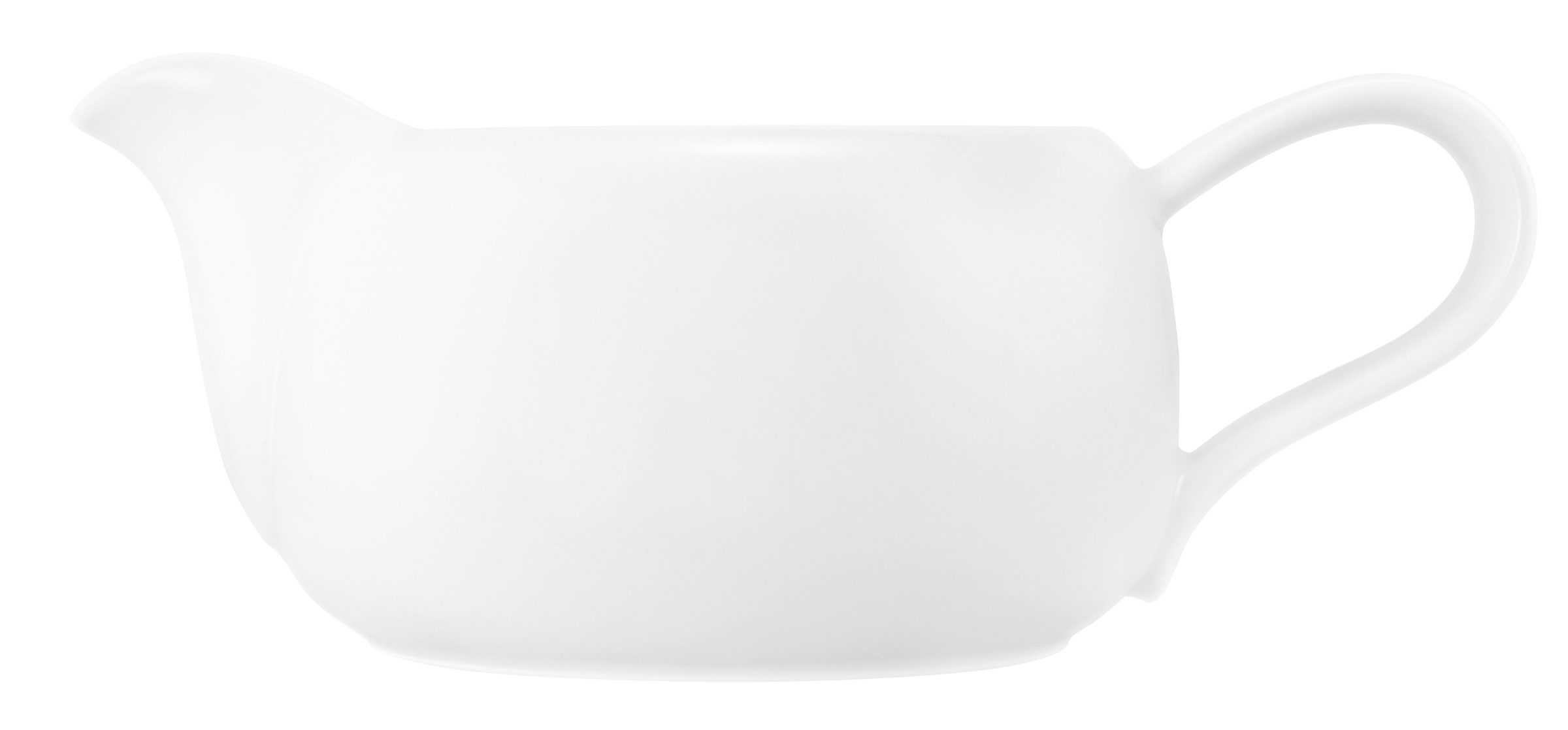 Seltmann Weiden Sauciere Liberty weiß, Porzellan, (1-tlg), Soßenschale, Kännchen