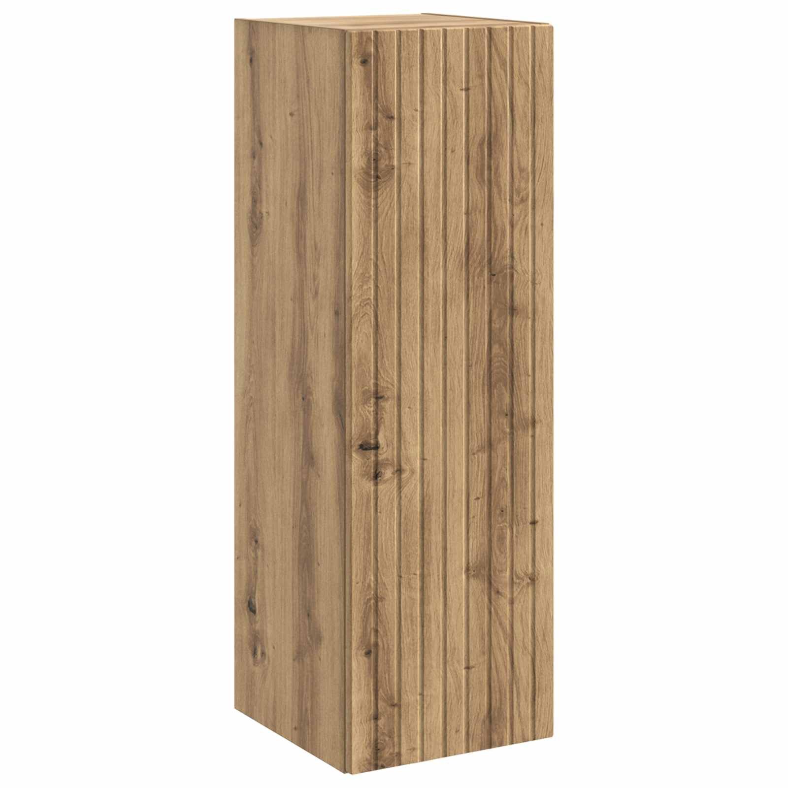 vidaXL Badezimmerspiegelschrank Wandmontierter Badezimmerschrank Artisan-Eiche (1-St)
