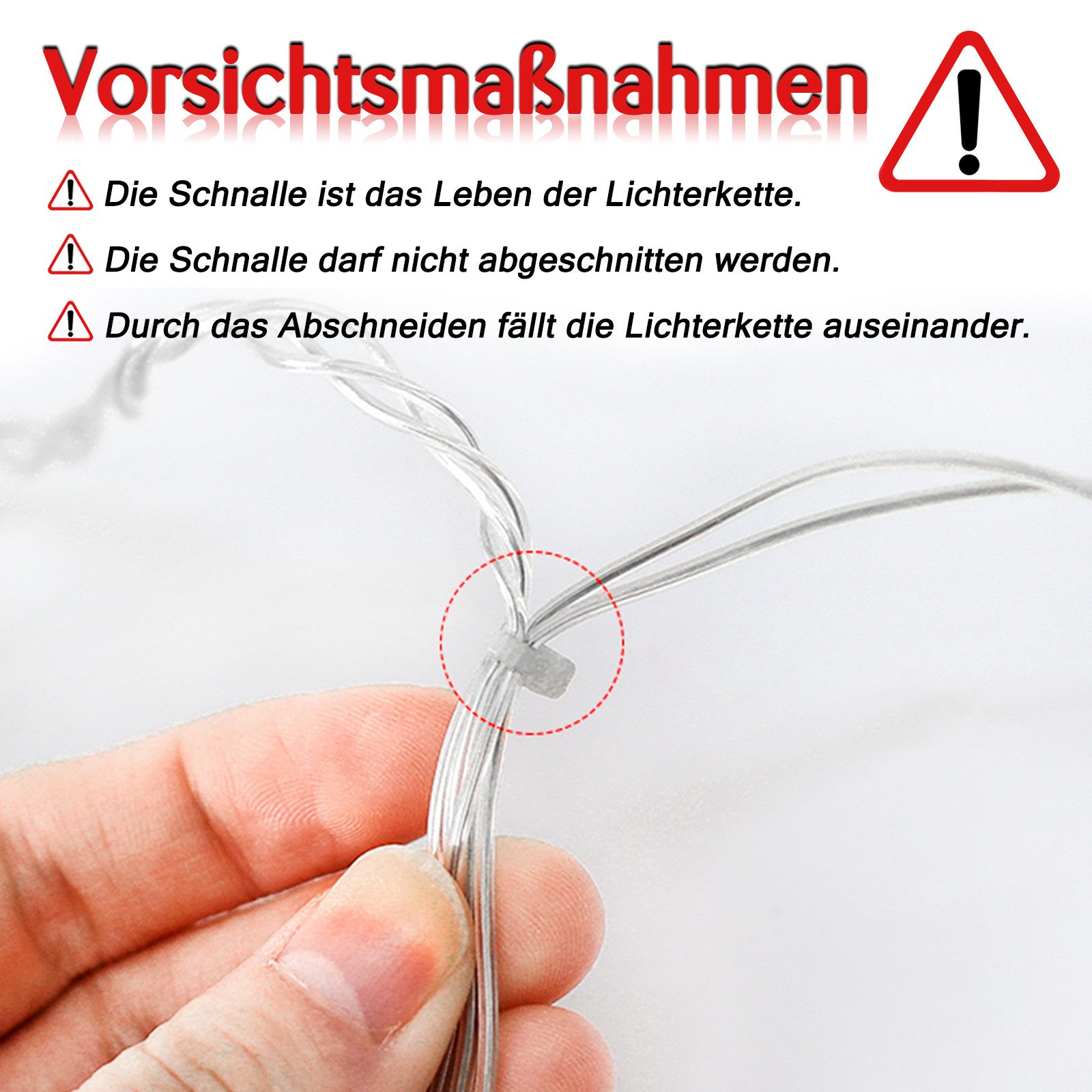 FIVMEN LED-Lichterkette außen und innen 138 LEDs 3m Deko Sternlichter, 8 Modi mit Stecker, Fernbedienung mit Timer, Stern Form – Bild 3 von 5