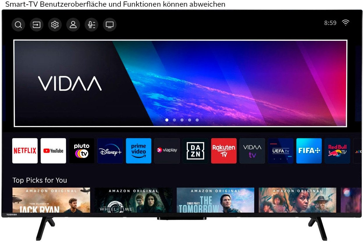 Toshiba 55UV2463DA LED-Fernseher (139 cm/55 Zoll, 4K Ultra HD, Smart-TV)