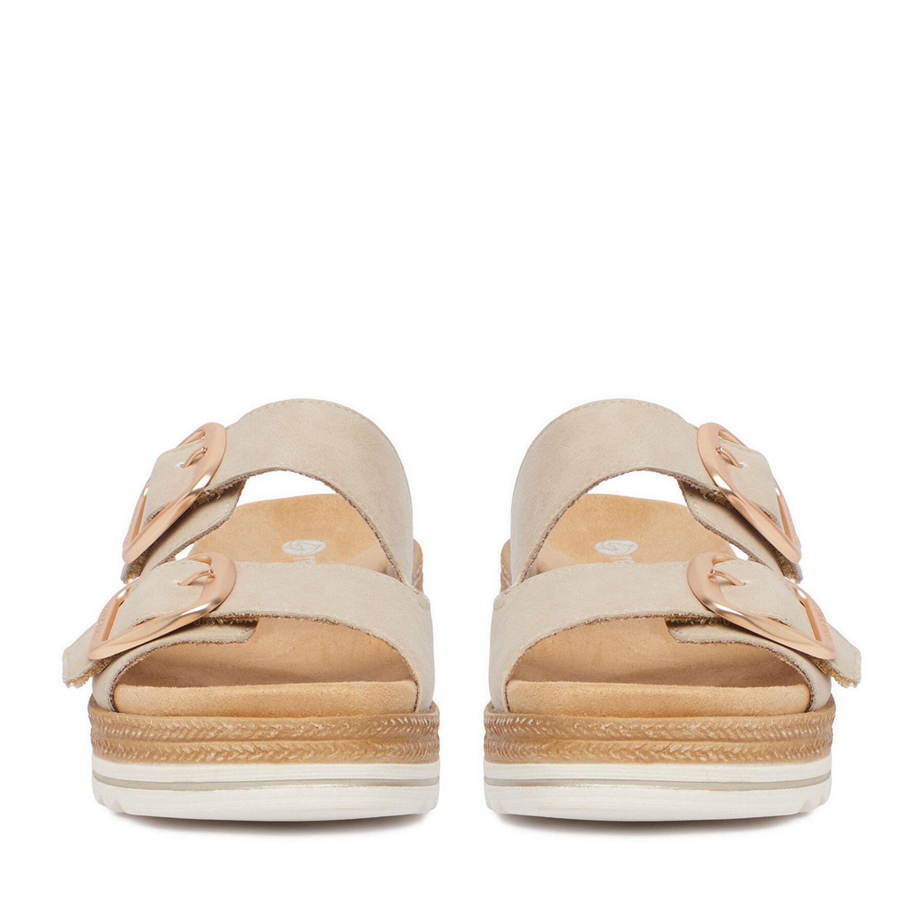 Remonte Remonte Damen-Flip-Flops Beige Badepantolette