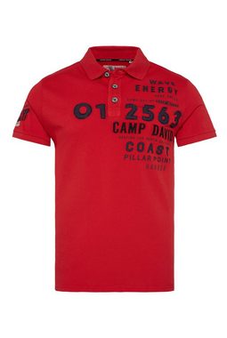 CAMP DAVID Poloshirt aus Baumwolle